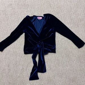 Vixen Velvet Wrap Top